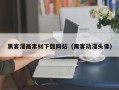 沂南黑客漫画素材下载网站（黑客动漫头像）